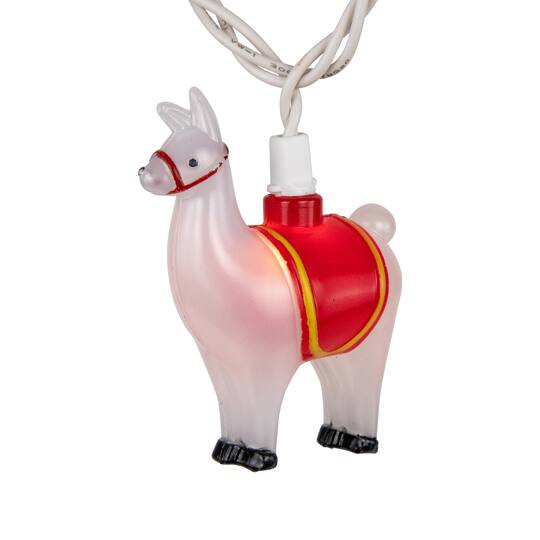 10ct. Llama Patio String Lights
